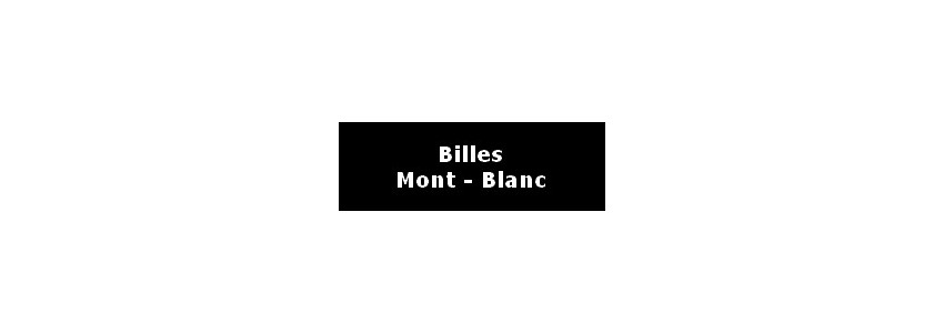 RECHARGES BILLE MONTBLANC