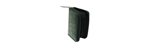 - 40% PORTE MONNAIE ET CARTES ZIPPE RECIFE CUIR EVERGLADE NOIR