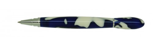 - 40% STYLO ROLLER RECIFE MYSTIQUE SPOUTNIK  BLEU ET BLANC