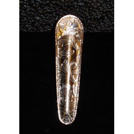 - 50% étui fourreau à stylo récife cuir jet-set argent