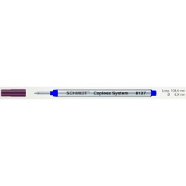 RECHARGE ROLLER CAPLESS BLEUE MOYENNE TYPE CARTIER