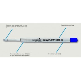LOT DE 6 RECHARGES BILLE EASYFLOW BLEUES FABER-CASTELL A -10%