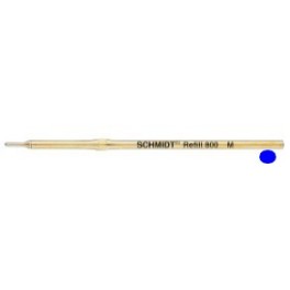 LOT DE 12 RECHARGES BILLE PINCEES BLEUES MOYENNES SCHMIDT A -20%