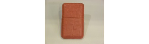 - 40% ETUI CARTES DE VISITE RECIFE CUIR EVERGLADE ORANGE