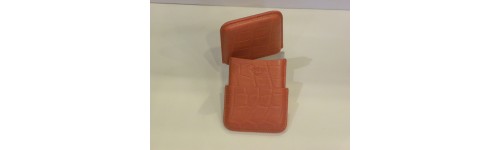 - 40% ETUI CARTES DE VISITE RECIFE CUIR EVERGLADE ORANGE