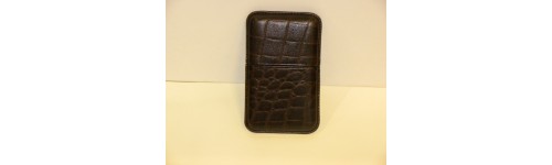 - 40% ETUI CARTES DE VISITE RECIFE CUIR EVERGLADE  MARRON