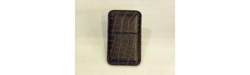 - 40% ETUI CARTES DE VISITE RECIFE CUIR EVERGLADE  VIOLET