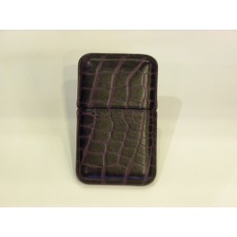 - 40% ETUI CARTES DE VISITE RECIFE CUIR EVERGLADE VIOLET