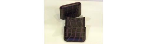 - 40% ETUI CARTES DE VISITE RECIFE CUIR EVERGLADE  VIOLET