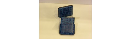 - 40% ETUI CARTES DE VISITE RECIFE CUIR EVERGLADE  TURQUOISE